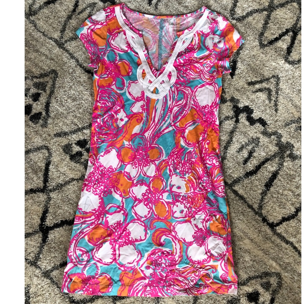 Lilly Pulitzer T-Shirt Dress with Collar